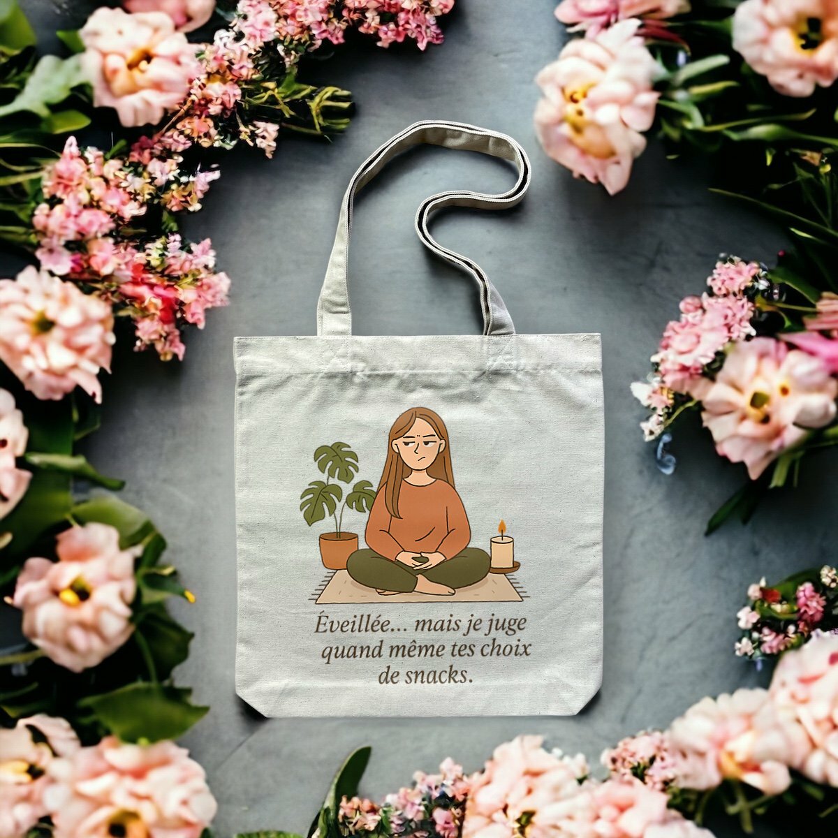 Tote Bag - Spirituellement éveillée, mais jugeante